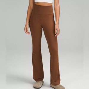 Groove Super High Rise Flares Nulu - Roasted Brown